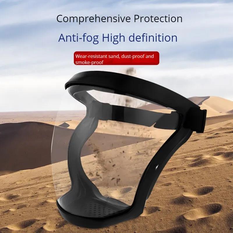 透明フルフェイスシールド 再利用可能な防塵防曇マスク HD安 - Anti Pollution Mask のレビューと価格