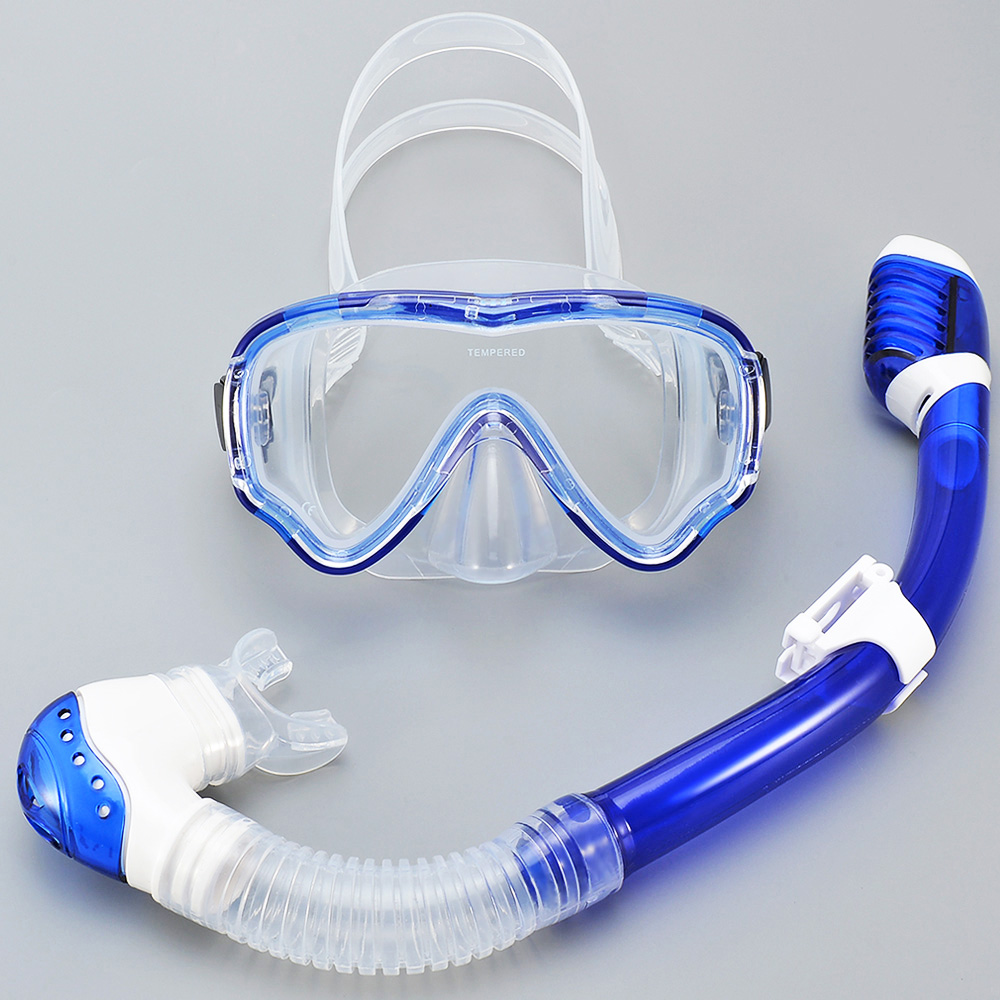 キッズダイビングマスクシュノーケルセット、水泳用ゴーグル、強 - Anti Pollution Mask のレビューと価格