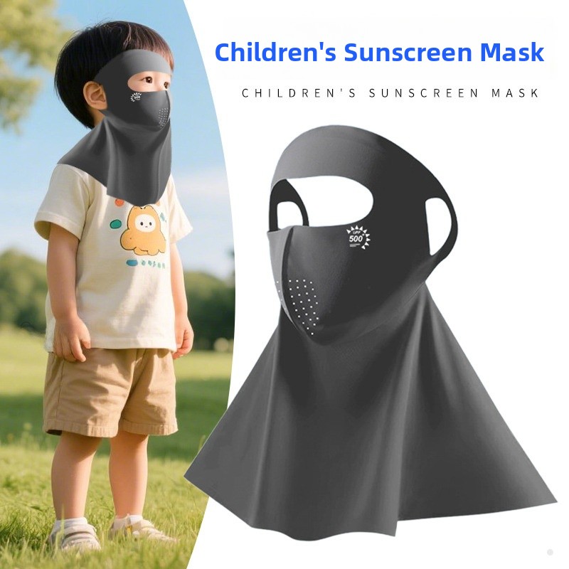 夏の日焼け防止フェイスマスク フルフェイスカバー ネックプロ - Kids Face Mask のレビューと価格